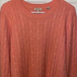 Peter Millar 100% Cashmere cable knit sweater XL